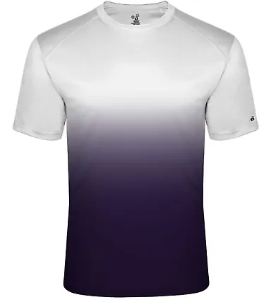 Badger Sportswear 4203 Ombre T-Shirt Purple front view