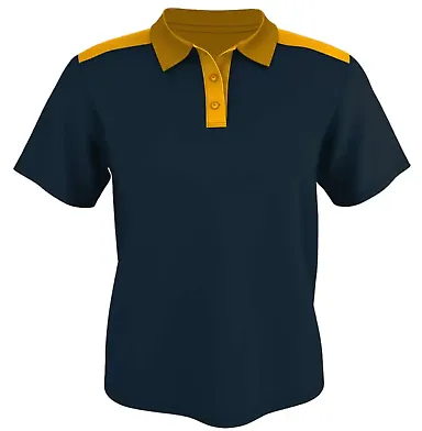 Badger Sportswear GPL6 Colorblock Gameday Basic Sp Navy/ Gold front view