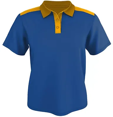 Badger Sportswear GPL6 Colorblock Gameday Basic Sp Royal/ Gold front view
