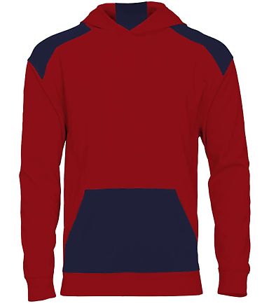 Badger Sportswear 2440 Youth Breakout Performance  in Red/ navy front view