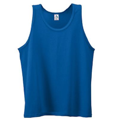 Augusta Sportswear 181 YOUTH POLY/COTTON ATHLETIC  in Royal front view