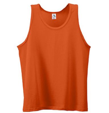 Augusta Sportswear 181 YOUTH POLY/COTTON ATHLETIC  in Orange front view