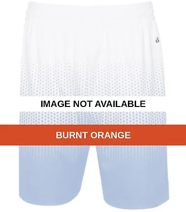 Badger Sportswear 4221 Hex 2.0 Shorts Burnt Orange front view