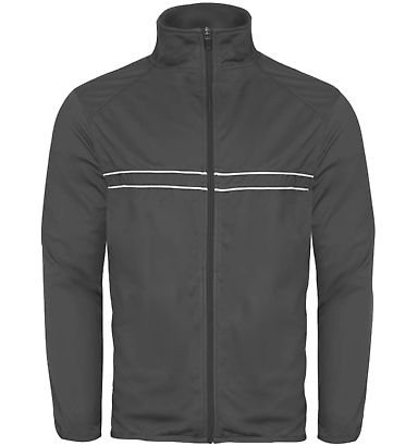 Badger Sportswear 7723 Wired Outer-Core Jacket in Graphite/ white front view