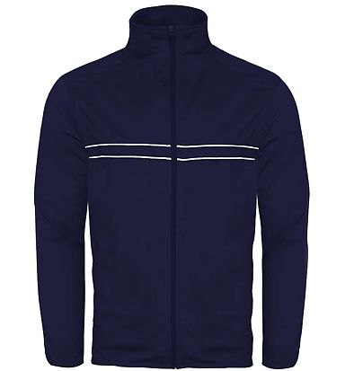 Badger Sportswear 7723 Wired Outer-Core Jacket in Navy/ white front view