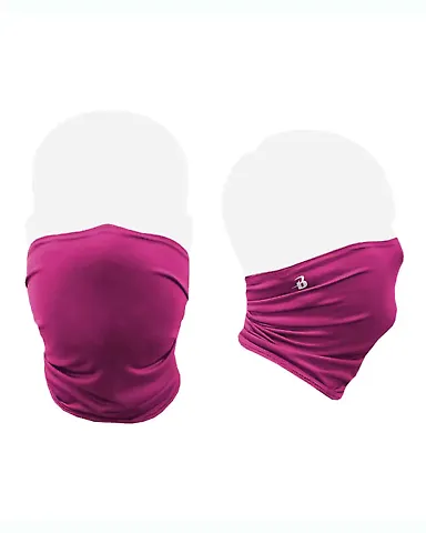 Badger Sportswear 1900 Performance Activity Mask in Hot pink front view