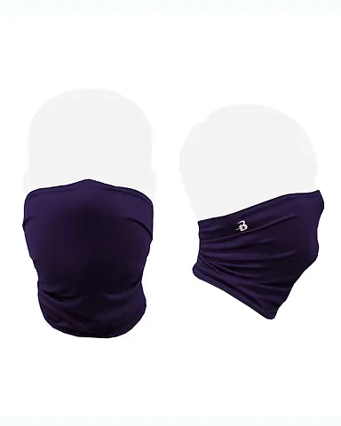 Badger Sportswear 1900 Performance Activity Mask in Purple front view