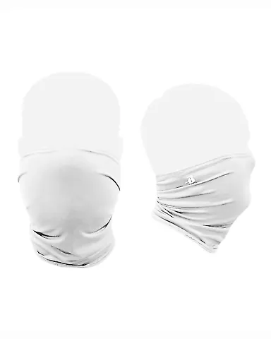 Badger Sportswear 1900 Performance Activity Mask in White front view