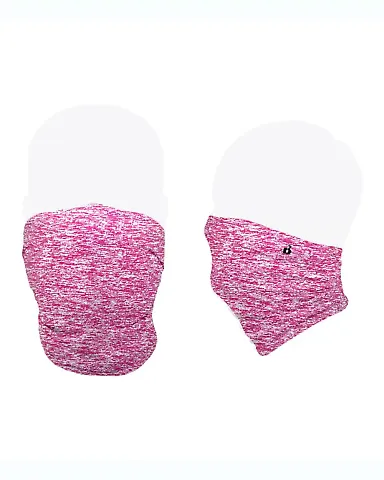 Badger Sportswear 1900 Performance Activity Mask in Hot pink blend front view