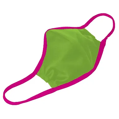 Badger Sportswear 1931 B-Core Reversible 3-Ply Mas Hot Pink/ Lime/ Hot Pink front view