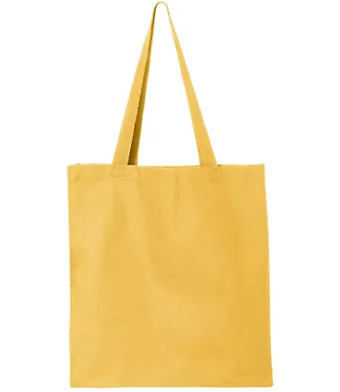 Q-Tees Q125300 14L Shopping Bag Yellow front view