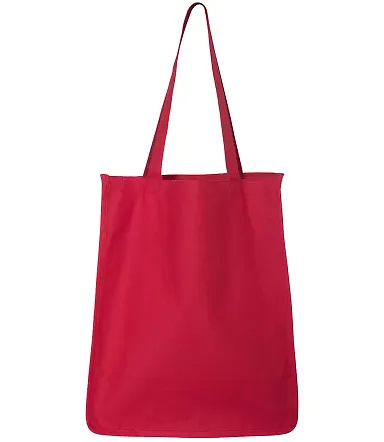 Q-Tees Q125400 27L Jumbo Shopping Bag Red front view
