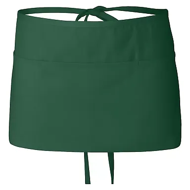 Q-Tees Q2115 Waist Apron with Pockets Forest front view
