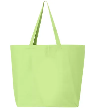 Q-Tees Q600 25L Jumbo Tote Lime front view