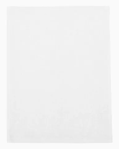 Q-Tees T600 Hemmed Fingertip Towel White front view