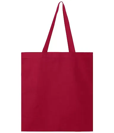 Q-Tees Q800 Promotional Tote Red front view