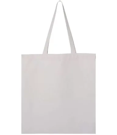 Q-Tees Q800 Promotional Tote White front view