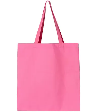 Q-Tees Q800 Promotional Tote Azalea front view