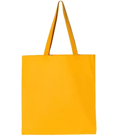 Q-Tees Q800 Promotional Tote Gold front view