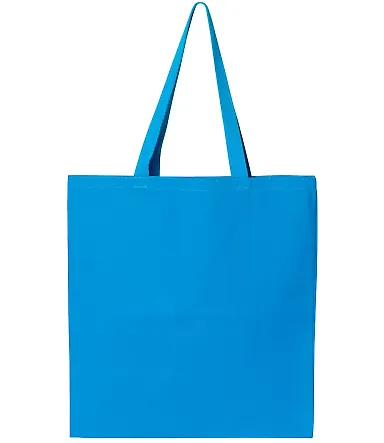Q-Tees Q800 Promotional Tote Sapphire front view