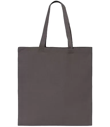 Q-Tees Q800 Promotional Tote Charcoal front view