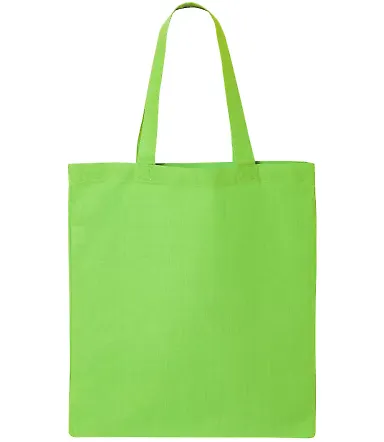 Q-Tees QTB Economical Tote in Lime front view