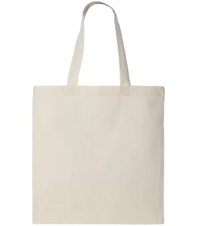 Q-Tees QTB Economical Tote in Natural front view