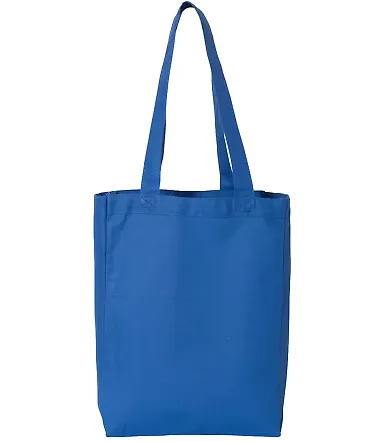 Q-Tees Q1000 12L Gussetted Shopping Bag Royal front view