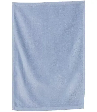 Q-Tees T200 Hemmed Hand Towel Light Blue front view