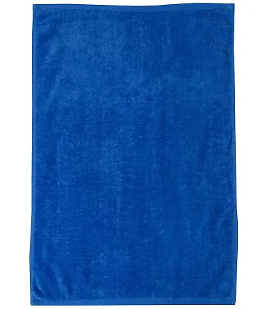Q-Tees T300 Deluxe Hemmed Hand Towel Royal front view