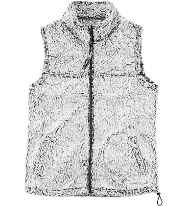 Boxercraft YQ11 Youth Sherpa Vest Frosty Grey front view