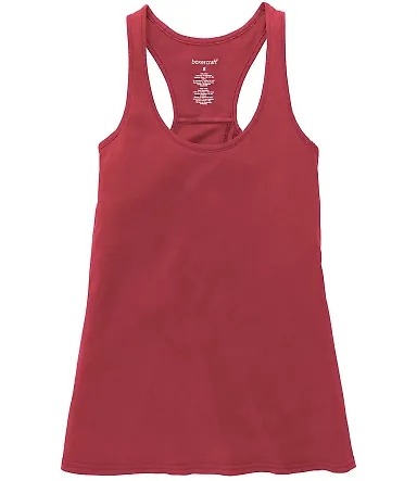 Boxercraft YT56 Girls' Vintage Charm Tank Top Crimson front view