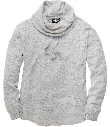 Boxercraft L12 Women's Cuddle Cowl Pullover in Oxford heather front view