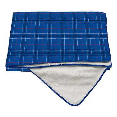 Boxercraft FQ01 Everest Blanket in Royal field day plaid front view