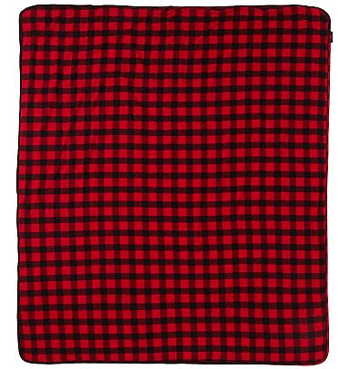 Boxercraft FQ01 Everest Blanket in Red/ black buffalo front view