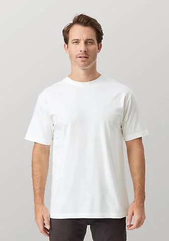 Cotton Heritage OU1690 Garment Dye Short Sleeve in Prepared for dye (pfd) front view
