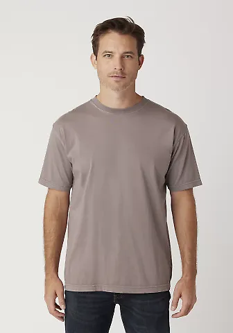 Cotton Heritage OU1690 Garment Dye Short Sleeve in Cinder front view
