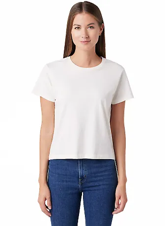Cotton Heritage OW1086 High-Waisted Crop Tee Vintage White front view