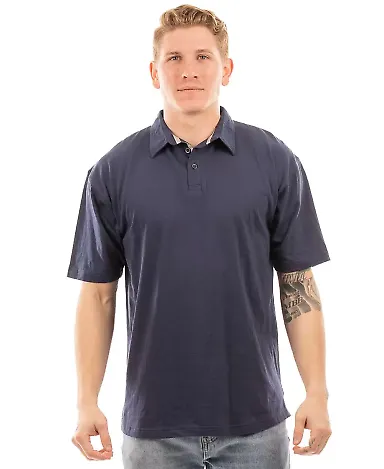 Burnside Clothing 0800 Fader Play Sport Shirt Navy front view