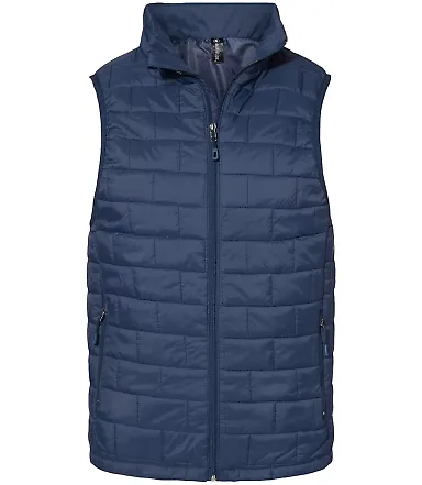 Burnside Clothing 8703 Elemental Puffer Vest in Navy front view
