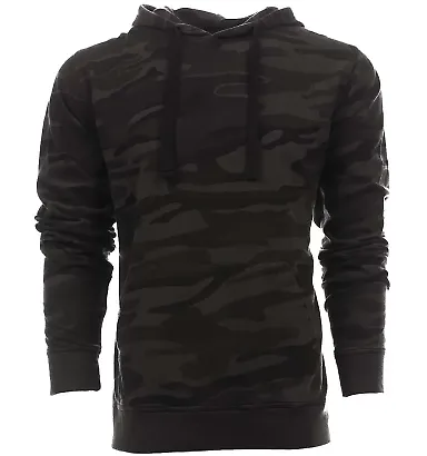 Burnside Clothing 5605 Women's Enzyme-Washed Frenc Black Camo/ Black front view