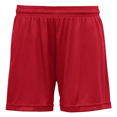 C2 Sport 5616 Women's Performance Shorts Red front view