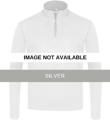 C2 Sport 5202 Youth Quarter-Zip Pullover Silver front view
