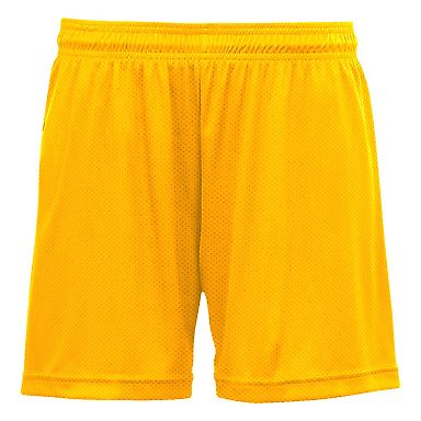 C2 Sport 5116 Women's Mesh Shorts Gold front view