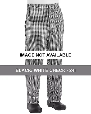 Chef Designs 2020 Cook Pants Black/ White Check - 24I front view