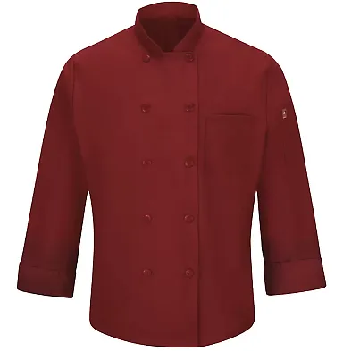 Chef Designs 042X Mimix™ Chef Coat with OilBlok Fireball Red front view