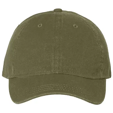 DRI DUCK 3465 Outland Pigment-Print Cap in Olive front view