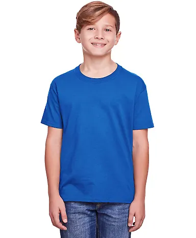 Fruit of the Loom IC47BR Youth Iconic T-Shirt Royal front view