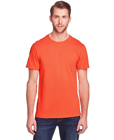 Fruit of the Loom IC47MR Unisex Iconic T-Shirt Burnt Orange front view