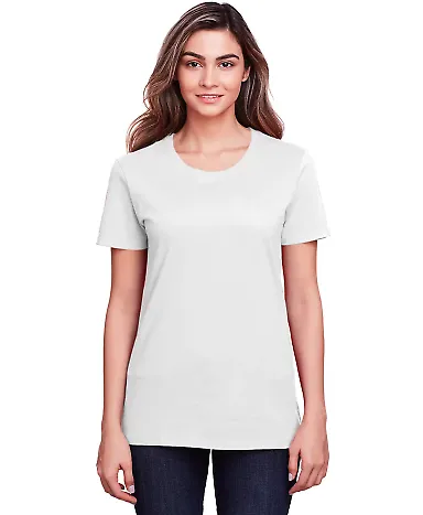 Fruit of the Loom IC47WR Women's Iconic T-Shirt White front view